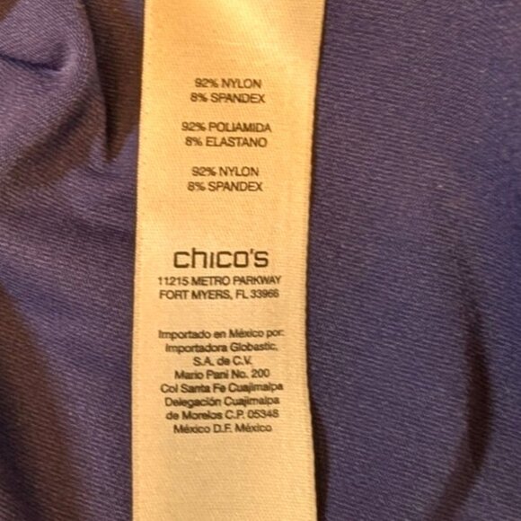 Chico's Tank Top Microfiber Stretch Staple Travel Layering Womens Large 12 - Picture 4 of 8